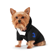 RALPH LAUREN 拉夫勞倫 POLO 小狗抓絨連帽衫 HMPOPAP56320026001, 黑色的