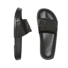 JILLSTUART Kenny Sports logo印花綁帶拖鞋, 黑色的, 250