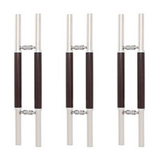 월넛링나무 2타공 강화도어 손잡이 700 x 340 mm, 3개