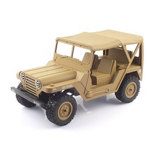 레프리카 1/14 2.4GHz 4륜구동 밀리터리 비례제어 군용 지프 M151 RC카 MXT333248TAN, 혼합색상, 1개 혼합색상, 1개