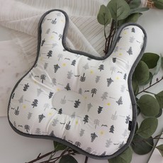 JOATTE 兔子造型印花枕頭, 灰色