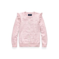 RALPH LAUREN 拉夫勞倫 POLO 女童鑽石針織棉開衫 CWPOSWEG6820142650