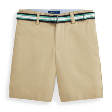 RALPH LAUREN 拉夫勞倫 POLO 男童修身腰帶奇諾短褲