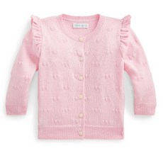 RALPH LAUREN 拉夫勞倫 POLO 嬰兒針織心形棉質開衫