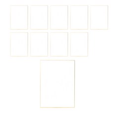 高級作品用防皺書畫板, 10張, 10個