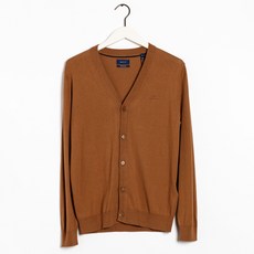 GANT 男士純棉真絲 V 開衫 8050107 DG72110087