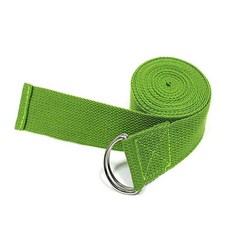 사각 요가 스트랩, 그린, 1개