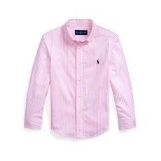RALPH LAUREN 拉夫勞倫 POLO 幼兒條紋棉府綢襯衫
