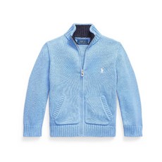 RALPH LAUREN 拉夫勞倫 POLO 嬰兒棉全拉鍊毛衣 CWPOSWET6820163430
