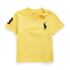 RALPH LAUREN 拉夫勞倫 POLO Baby Big Pony 棉質平紋針織 T 恤
