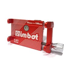 imbot 電動滑板車鋁製手機支架, 紅色的, 1個