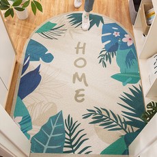 亮麗北歐風圓頂造型PVC玄關入口門墊, B04