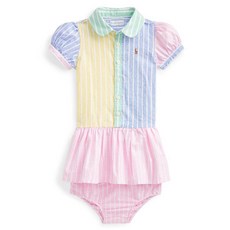 RALPH LAUREN 拉夫勞倫 POLO 女童趣味襯衫裙燈籠褲套裝 CWPODRSF3D20141999