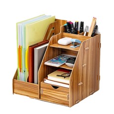 지아이비가구 베리드 DIY 다용도 파일 정리함, 우드브라운( VFS-206)