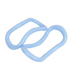 아누리 셀프 종아리 마사지 안마링 2p, 라이트블루