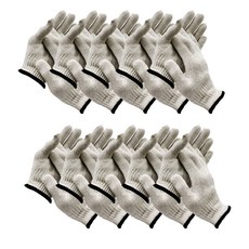 dandan 양손 면장갑, 혼합색상, 10개