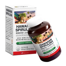 Origin 夏威夷螺旋藻, 300顆, 1罐