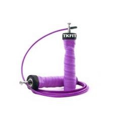 TKFIT 優質鋼絲競速跳繩, 紫色的