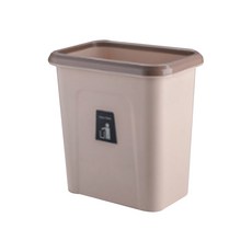행복의모든것 걸이형 화장실 휴지통 소 + 브라켓, 브라운(휴지통), 1세트
