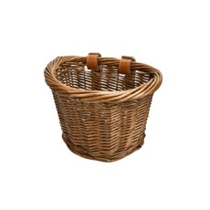ROYALKIDS 經典藤編自行車籃 S, 單一顏色, 1個