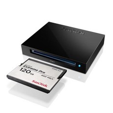 SanDisk 晟碟 Extreme PRO CFast 2.0專用讀卡寫卡器, 黑色, SDDR-299-G46