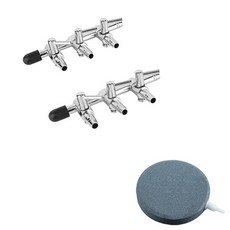 Regency空氣分配器 3孔 2入+氣泡石組, 1組