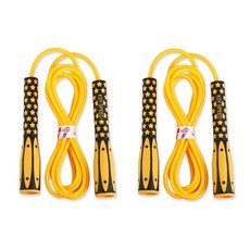 金秀烈 跳繩 跳星 KP-005 2p, 黃色, 1套