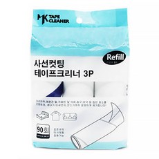 엠케이나라 사선컷팅 테이프클리너 리필 3p, 3개