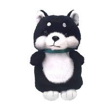 MimicryPet 黑柴犬工作娃娃, 黑色的