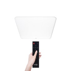 WOOREE 長壽燈 LED Pure 智能遙控方形吸頂燈 55W, 單一顏色