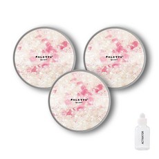 팔레트슬라임 수제 DIY 슬라임 3p + 액티베이터 30ml 세트, 핑크쿼츠솔트, 1세트