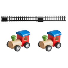코아코아 원목 장난감 도로테이프 기차 기찻길놀이 2p, RED train
