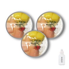 팔레트슬라임 수제 DIY 슬라임 3p + 액티베이터 30ml 세트, 피치망고상그리아, 1세트