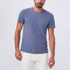 페이지 남성용 캐시 크루넥 반팔 티셔츠