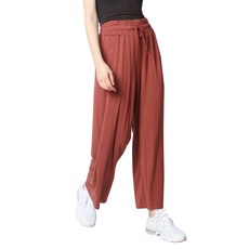 녹족 여성용 통기성 요가 모달 와이드 팬츠