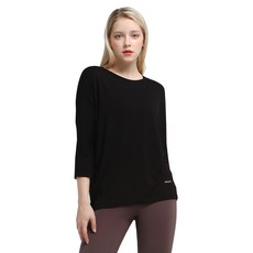 nokjok 女款 Judy 莫代爾七分袖瑜珈皮拉提斯T恤