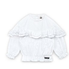 PETiTE mieux 女童透明荷葉邊襯衫 EMRBT08