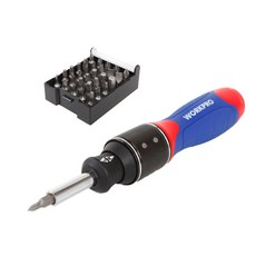 WORKPRO 6X-SPEED 雙向棘輪螺絲起子組, 1套