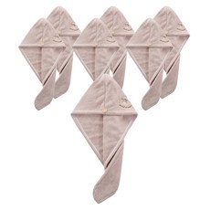 A'HOP 可愛鈕扣固定乾髮帽, 棕色月兔, 7個