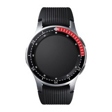 IAMPANDA Galaxy Watch Gear S2 錶圈環 42mm, 1個, 紅色與黑色