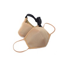 PETSK 小狗M號+主人M號口罩套組, 淺褐色的, 1套