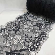 TK Style 剪紙花邊2033, 黑色的, 1個