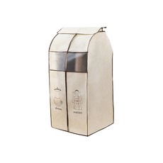 MEO 大容量衣架套象牙白色, 1件, 1個