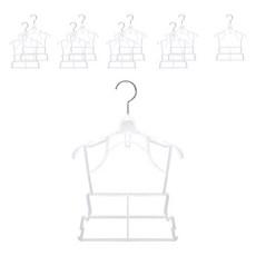 馬纓丹孩童塑料全身泳衣緊身衣衣架 20253, 白色的, 10個