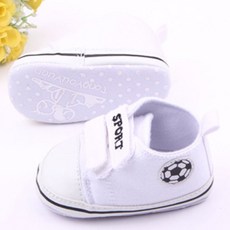 JOY MULTI 魔鬼氈雙帶足球圖案學步鞋