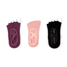 굿이너프 필라테스 논슬립 양말 혼합형 3종 세트