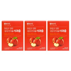 천년누리 생생 반딧불 사과즙, 90ml, 30개