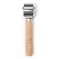 皮革工藝邊緣滾輪 滾輪 S 小 2cm, 銀, 1個