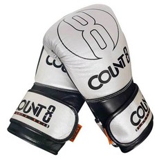 COUNT8 Contender Count 8 尼龍搭扣皮手套 CE-8002, 銀