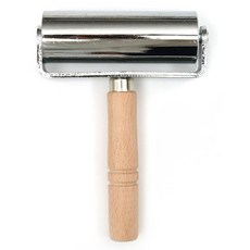 皮革工藝 邊油滾輪 滾輪 L 大 10cm, 銀色, 1個